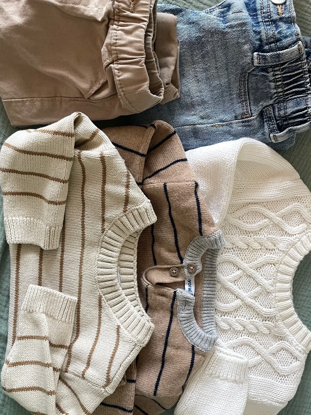 Baby Boy Fall Bundle includes Carter’s and Old Navy